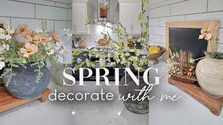 SPRING DECORATE WITH ME || SPRING KITCHEN DECORATING IDEAS 2024