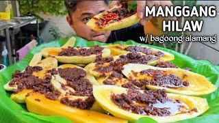 MANGGANG HILAW W/ BAGOONG ALAMANG | MUKBANG PHILIPPINES | TOL BULOY MUKBANG