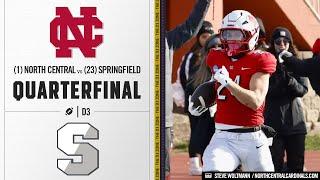 #1 North Central vs. #23 Springfield Highlights | D3 Football Quarterfinals 2024