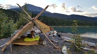 Survival Camping with my 2 yr old in Alaska (His first Time) - Bring the whole family along camping