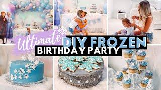 DIY FROZEN BIRTHDAY PARTY IDEAS | DIY FROZEN BIRTHDAY PARTY DECORATIONS | Amanda Little