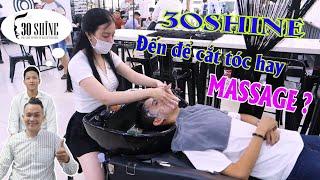 Lý do đông nghịt khách của 30Shine là gi ? Đến cắt tóc hay MASSAGE ? | Saigon Travel