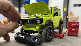 Repairing Mini Suzuki Jimny at Garage Workshop 1:18 Scale | Offroading Accident | Diecast Model Cars