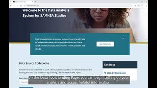 SAMHSA’s Data Analysis System Walkthrough