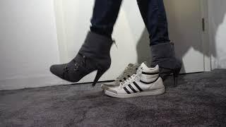 High Heels stomp Adidas Top Ten Hi Sleek