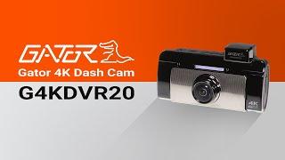 GATOR G4KDVR20 - 4K ULTRA HD DASH CAM WITH WIFI & GPS - FEATURE VIDEO