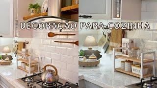 PRATELEIRA PARA COZINHA IDEIA PARA DECORAR BEM BARATINHO MUITA COISA VAI MUDAR AQUI EM CASA !