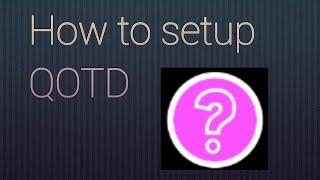 How to setup Questions of the day (QOTD) Discord Bot