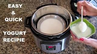 Yogurt in Instant Pot | Quick & Easy |Homemade Yogurt