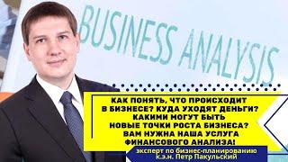 Что происходит в бизнесе? Куда уходят деньги? Каковы точки роста? Нужна услуга финансового анализа!