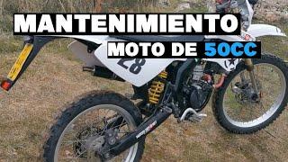 MANTENIMIENTO MOTO DE 50CC (Después de una buena ruta)