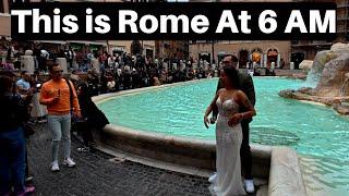 Rome Italy - This is Rome at 6 in The Morning - Rome in March 2025