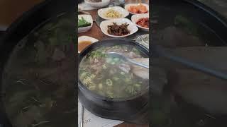 갈비탕은 여그라고! 날더운디 전복갈비탕 먹고힘내자 지져블자! #갈비탕은여그제#목포는여그제