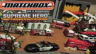 Matchbox Supreme Hero | Accident + Structure Fire | Stop Motion | EP01