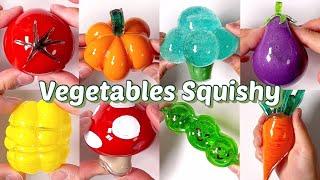 야채/채소 🫛 말랑이 모아보기 - DIY Vegetables Squishy with Nano Tape Series! 🟢Part1🟢