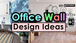 Office Wall Design Ideas | Blowing Ideas