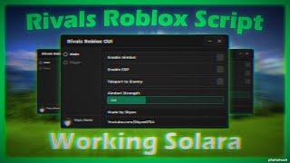 NEW UPDATE RIVALS ROBLOX SCRIPT GUI | PASTEBIN |  AIMBOT, ESP | UNLOCK ALL | NO BAN | FREE DOWNLOAD