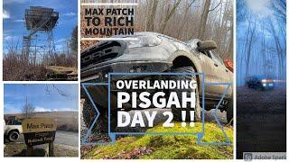 Overlanding Pisgah State Forest in Ford Ranger (Day two) - Max Patch to Rich Mountain Fire Tower