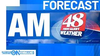 48 First Alert Forecast: Sunny & cool for Thursday