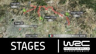 WRC Rally Guanajuato México 2016: The Stages