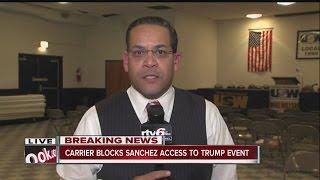 Carrier denies RTV6 reporter Rafael Sanchez to Trump event