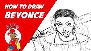 How to Draw Beyonce - Drawing with DKG72