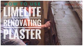 How to use Limelite Renovating Plaster Full Process.Best alternative to traditional lime plastering?