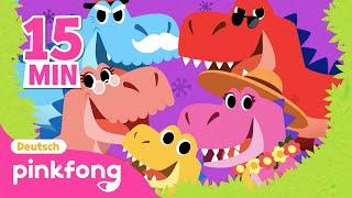 Ganze Folgen von Baby-T-Rex | Dinolied | Baby Shark Deutsch | Pinkfong, Baby Hai! Kinderlieder