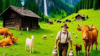 Relaxing Walking Through the Most Beautiful Places in Switzerland  | Scenic Alpine Trails