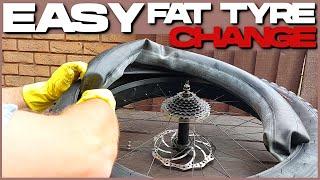 HOW TO CHANGE A FATBIKE TYRE - EASY FAT TYRE CHANGE MADE BIKE RIDE SO MUCH BETTER