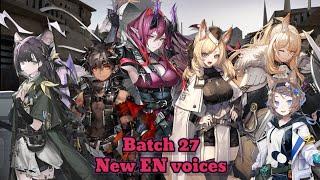 New Arknights English voices | Batch 27 datamined (10/10/2024 Update)