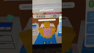 Give birth with me on roblox ||Samantha Eve||