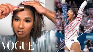 Gymnast Jordan Chiles's Olympic-Ready Makeup Routine | Beauty Secrets | Vogue