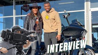 I Was On TV With Harley-Davidson | QueenSit News Interview 