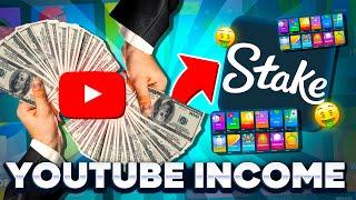 I Gambled My ENTIRE YOUTUBE EARNING in STAKE!