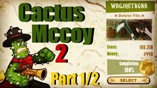 Cactus McCoy 2 | Completed 100% of the game (All stars, treasures, badges) | PART 1/2