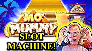 My first time playing Mo Mummy slot machine!!! #slots #casino #slotmachine #slotwin #jackpot #gamble