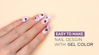 Nail Art Designs 2020 | DIY Nail at Home: Nail Art with Gel color - Lavis Dip