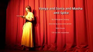 Jess Jenner introduces our Sept. production 'Vanya & Sonya & Masha & Spike' by Christopher Durang