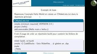 Introduction à cmake