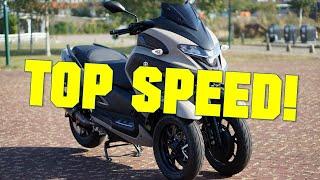 YAMAHA TRICITY 300 - TOP SPEED + GPS