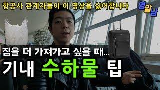 항공사 관계자분들이 이 영상을 싫어합니다 - 비행기 기내수하물 꿀팁