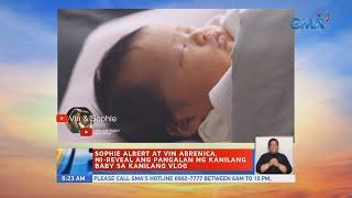 Sophie Albert and Vin Abrenica reveal baby’s name, share birth story in new vlog | UB