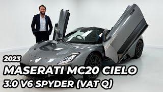 2023 Maserati 3.0 V6 MC20 Cielo Spyder (VAT Q) 