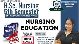 DEMO CLASS 8 | nursing education bsc | bsc nursing 5th semester | bsc nursing | education technology