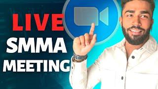 Closing A 1500$ Per Month SMMA Client On Zoom Meeting Live