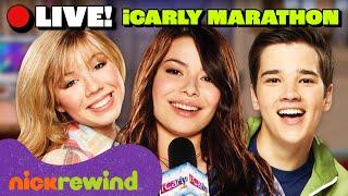 LIVE: #Shorts MARATHON | iCarly's Best & Funniest Moments!  w/ Carly, Sam and More! | NickRewind