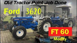 Faramtrac 60 Converted To Ford 3620 Tractor | Ford 3600 Tractor Modifications | Old Tractor Restore