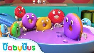 Diez Donas Coloridas | Canción Infantil | Aprender Colores | BabyBus Español