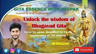 "Discover the Bhagavad Gita : A Journey of Spiritual Awakening”